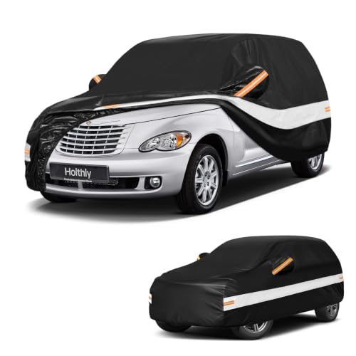 10 Layers SUV Car Cover Custom Fit for Chrysler PT Cruiser (Black Gray / Custom Fit for Chrysler PT Cruiser)