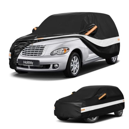 10 Layers SUV Car Cover Custom Fit for Chrysler PT Cruiser (Black Gray / Custom Fit for Chrysler PT Cruiser)