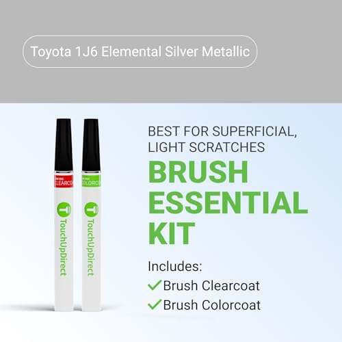 Car Paint Touch Up Brush Kit (Brush - Essential Kit / Elemental Silver Metallic)