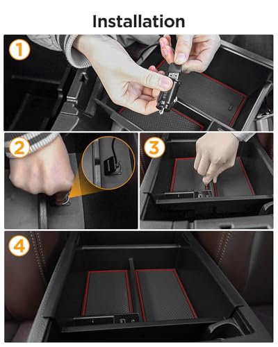 Center Console Organizer Tray for Toyota 4Runner 2010