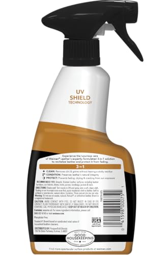 Leather Cleaner and Conditioner for Furniture (12 Fl Oz (Pack of 2))