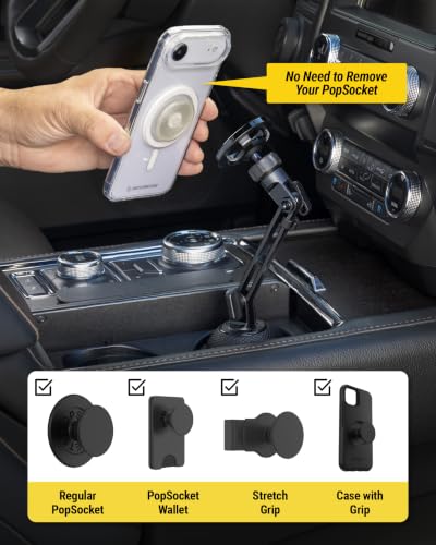 MagicMount Cup Holder Phone Mount with MagSafe (Cup Holder / 1 Pack)