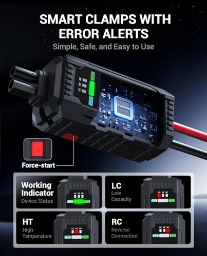 6000A Car Battery Jump Starter Portable (Black / 6000A)