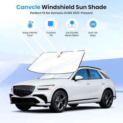 Windshield Sun Shade for 2021 (1PCS Genesis GV80 2021-Present)