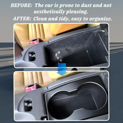Center Console Cup Holder Insert for Porsche 911 996 & for Boxster 986 1997‑2004 and for Carrera 1999 (18*12*10cm)
