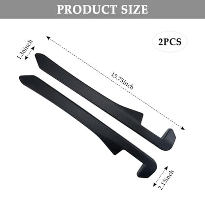 2PCS Car Seat Gap Filler (Black)