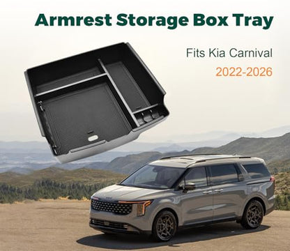 Center Console Organizer for 2022 (for 2022-2027 Kia Carnival)