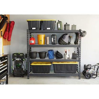4 Tier Industrial Steel Shelving Unit (4 Tier)