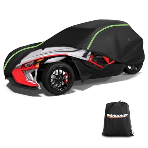 Full Cover fit for Polaris Slingshot with Roof (Black / for Polaris Slingshot with Roof)