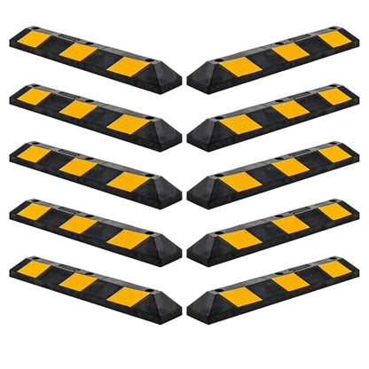 Parking Stop 3 Foot Long Flexible Rubber Curb (3 Foot)