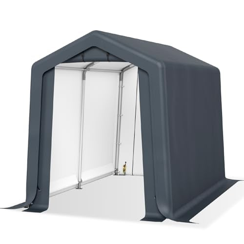 Storage Shed 6x10 ft Portable Garage Heavy Duty Carport (6x10 ft)