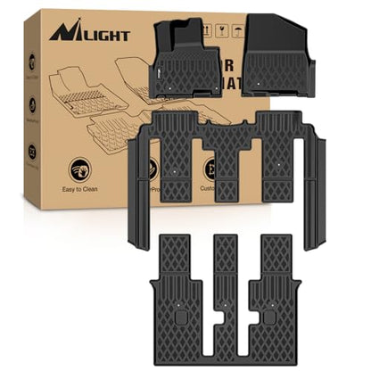 TPE Floor Mats for Kia Carnival Hybrid 8 Seat 2025 2026 (2025-2026 Kia Carnival Hybrid)