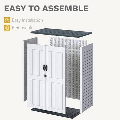 59 Cu. Ft. Vertical Storage Shed (Extra Tall-59 Cu Ft / Light Gray)