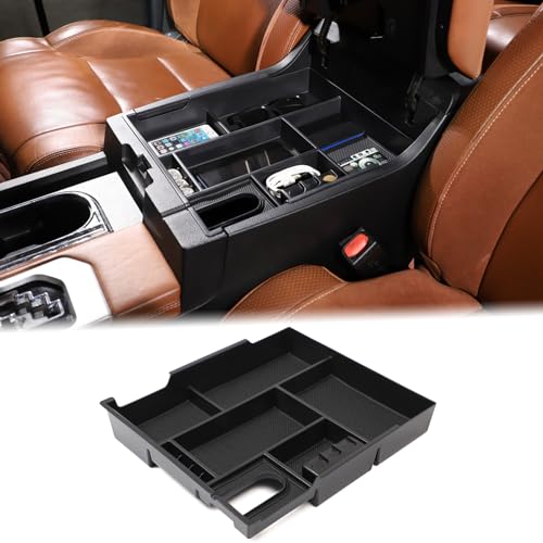 Car Armrest Storage Box Compatible with Toyota Tundra 2014 (Center Armrest Storage Box)