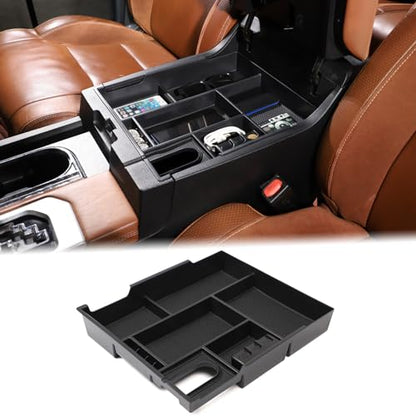 Car Armrest Storage Box Compatible with Toyota Tundra 2014 (Center Armrest Storage Box)
