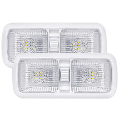 12V RV Led Interior Lights 750 Lumens (2 pcs(square))
