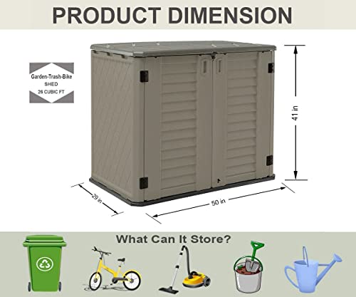 Storage Shed Weather Resistance (Coffee)