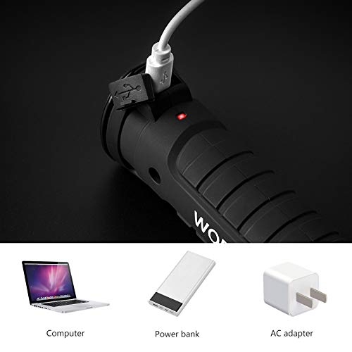 Gifts for Men 4Pack LED Flashlight (Black / 4 Pack)