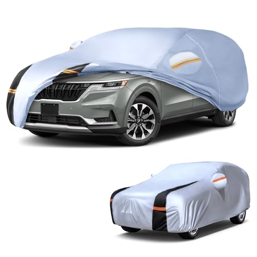 Minivan Car Cover for Kia Carnival MPV (Kia Carnival MPV/Sedona 1998-2025 / White Car Cover)
