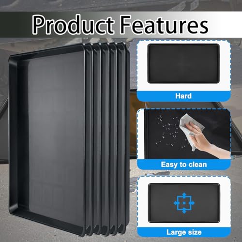 3Pcs Auto Oil Drip Pan Extra Large Oil Drip Pan for Under Car (3PCS)