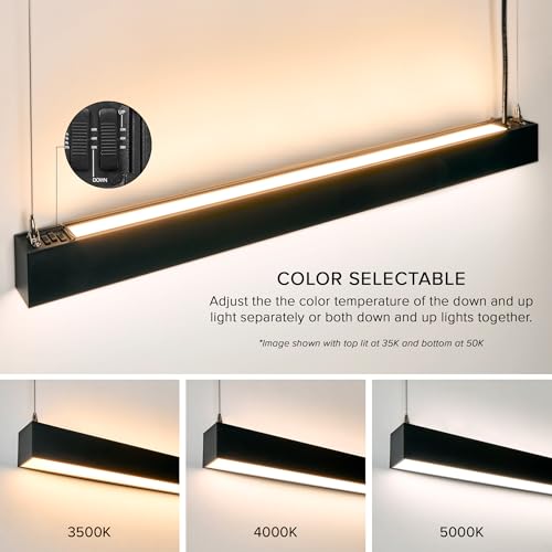 4 ft. LED Linear Light (Black)