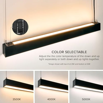 4 ft. LED Linear Light (Black)