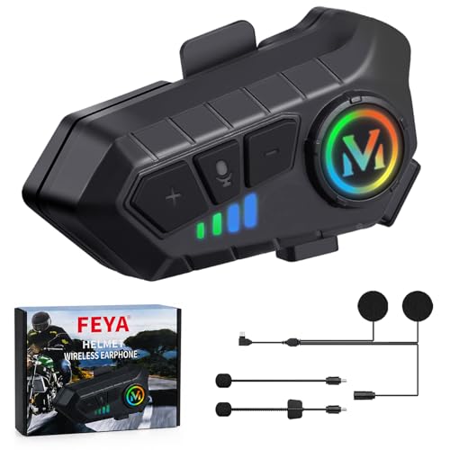 Motorcycle Helmet Speakers High Battery Life Helmet Headset (Black / Speakers)