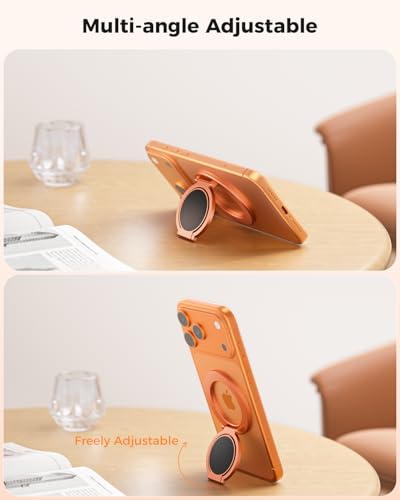 Dual Side Magnetic Ring Holder (Cosmic Orange)