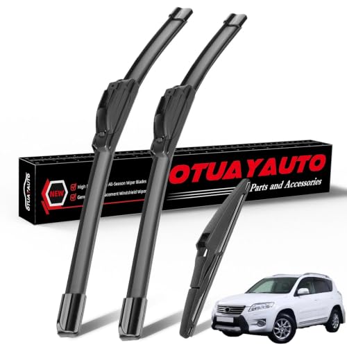 Windshield Wiper Blades Replacement for Toyota RAV4 2006 (24"+17"+12")