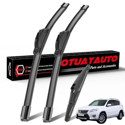Windshield Wiper Blades Replacement for Toyota RAV4 2006 (24"+17"+12")