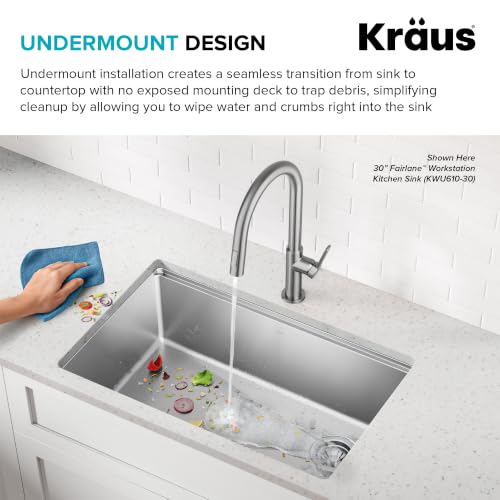 Fairlane 15 in Undermount Workstation Single Bowl 18 (15 Inch / Single Bowl Workstation — Undermount)