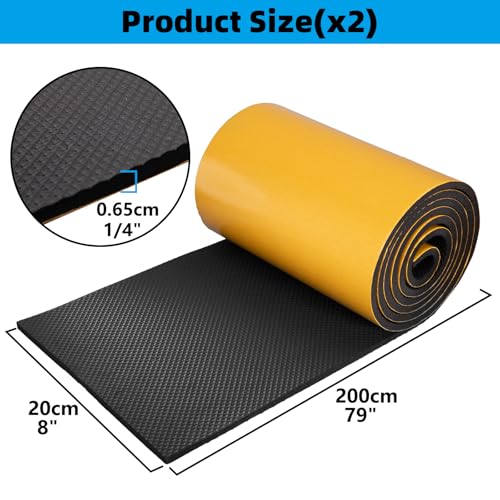 Garage Wall Protector (2 Pieces - 79" × 8" × 0.3")