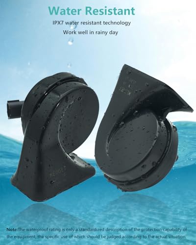 126dB Horn Kit Compatible with Hyundai and Kia (Hyundai/Kia - New Style Connector)