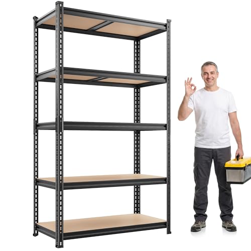 2400LBS Garage Shelving (Black)