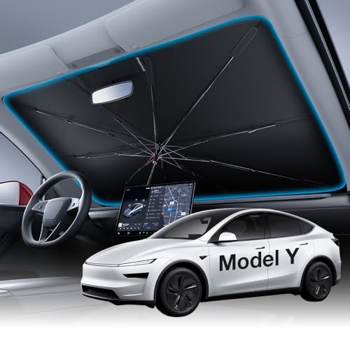 Windshield Sun Shade Umbrella for Tesla Model Y (for Tesla Model Y/ YL (2020-2026))
