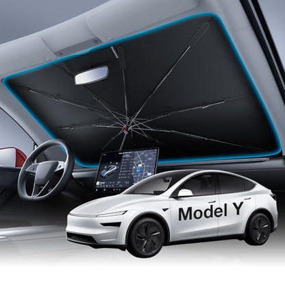Windshield Sun Shade Umbrella for Tesla Model Y (for Tesla Model Y/ YL (2020-2026))