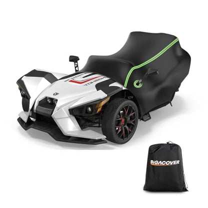 Half Cover for Polaris Slingshot S SL SLR R Signature LE Accessories (Black / Half Cover for Polaris Slingshot)