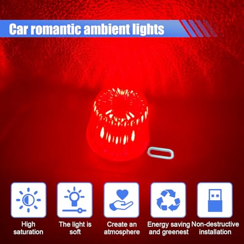 Car USB Night Light (Red)