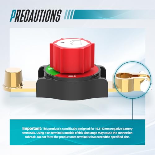 Top Post Battery Disconnect Switch On (Top Post)