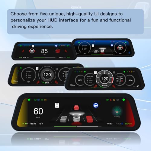 9.6" Heads Up Display for Tesla Model Y & Model 3