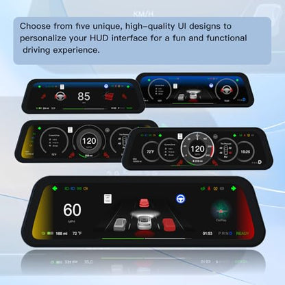 9.6" Heads Up Display for Tesla Model Y & Model 3