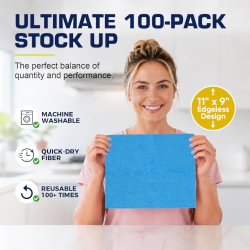 Reusable Shop Towels (Blue)