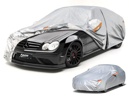 6 Layers Waterproof Car Cover for Mercedes Benz CLK 1997 (LM-Silver / 64. Custom Fit Mercedes-Benz CLK)