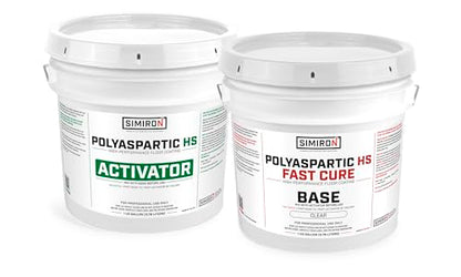 Polyaspartic High Solids Topcoat Coating System (Fast Cure)