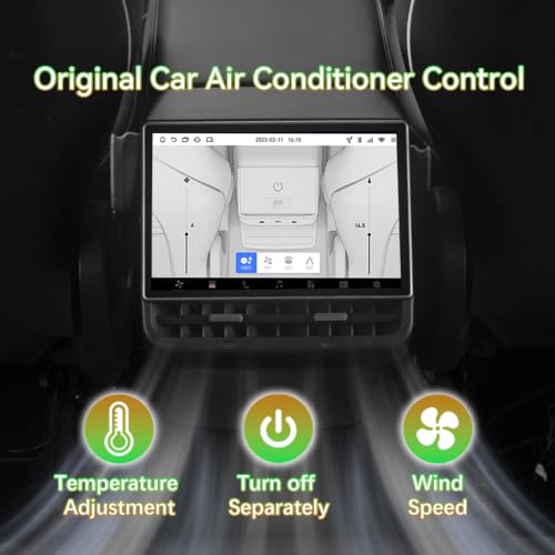 8.66" Rear Display Compatible with Tesla Model 3 2019