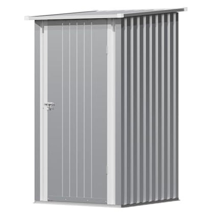 3x3 FT Outdoor Storage Shed (Gray / 3x3 FT)