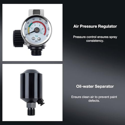 HVLP Spray Gun Premium Kit (Red-Plus)