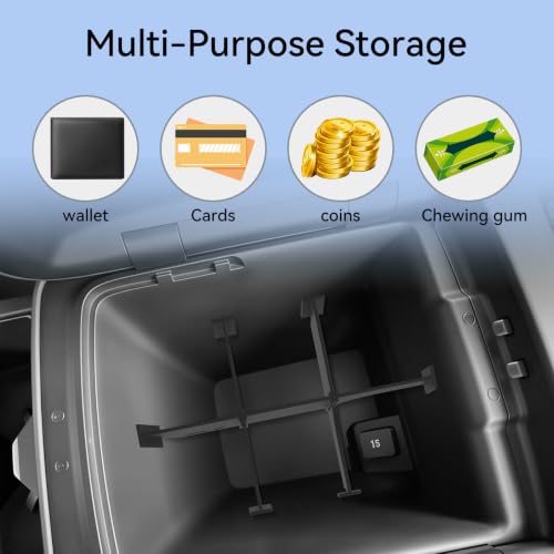 Center Console Armrest Box Divider for Kia Telluride 2027 Base Trims (Center Console Armrest Box Divider)
