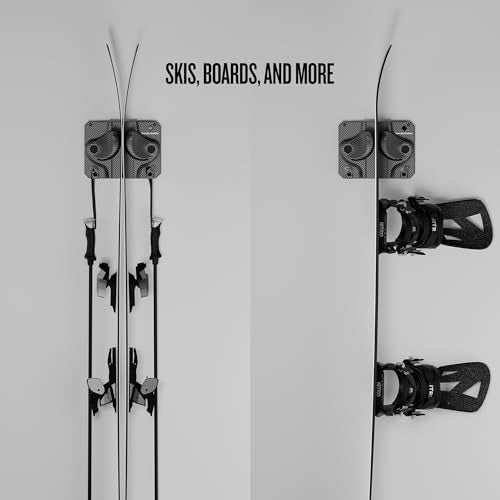 Ultimate Wall Storage Rack for Skis and Snowboards (Carbon / One Pack)