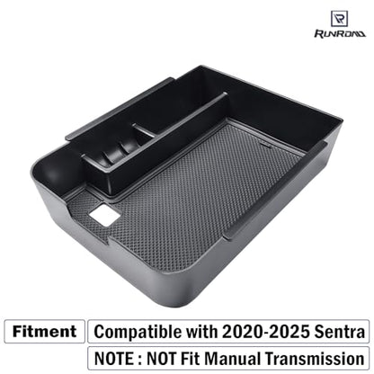 Center Console Tray For 2020 (Black)